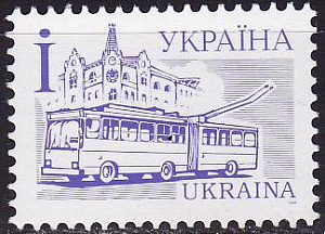 Украина, 2006, Троллейбус, Транспорт, стандарт  i, 1 марка